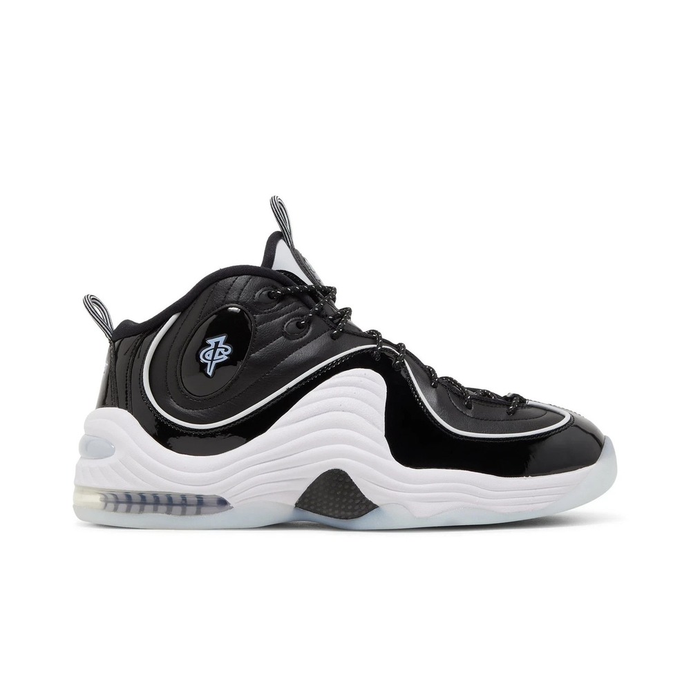 Nike Air Penny 2 Mens Size 8.5 Black/White/Grey Basketball Shoes DV0817-001 NEW